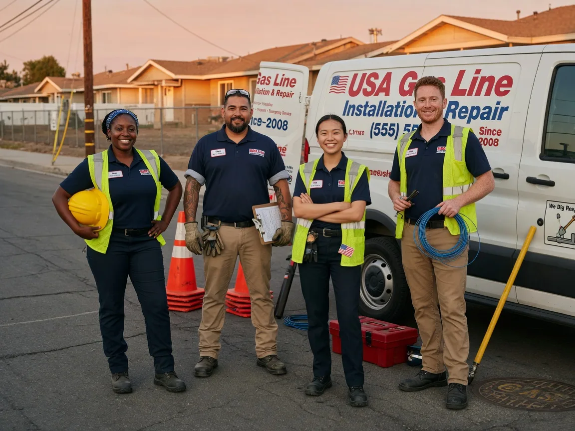 Gas Line Installation company in West Leisenring, PA